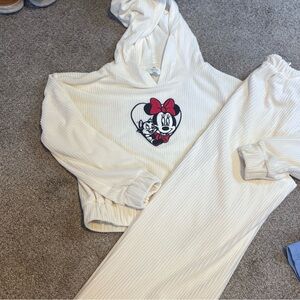 Disney Cream joggers Set with Minnie Mouse